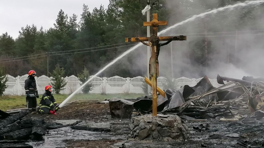 У селі Бірки на Кіровоградщині згоріла церква ПЦУ