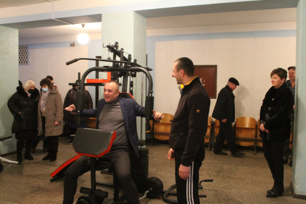Громада на Кіровоградщині відкрила тренажерний зал
